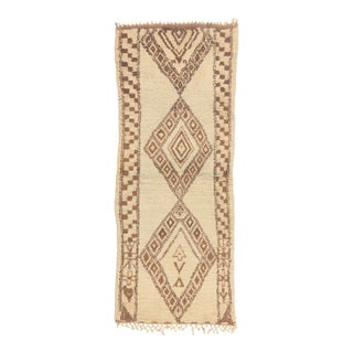 Vintage Azilal Moroccan Rug, 03'00 X 07'09 For Sale