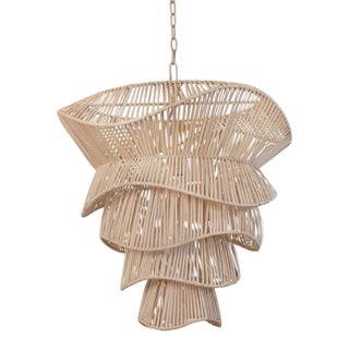 Cambry Rattan Light Fixture For Sale