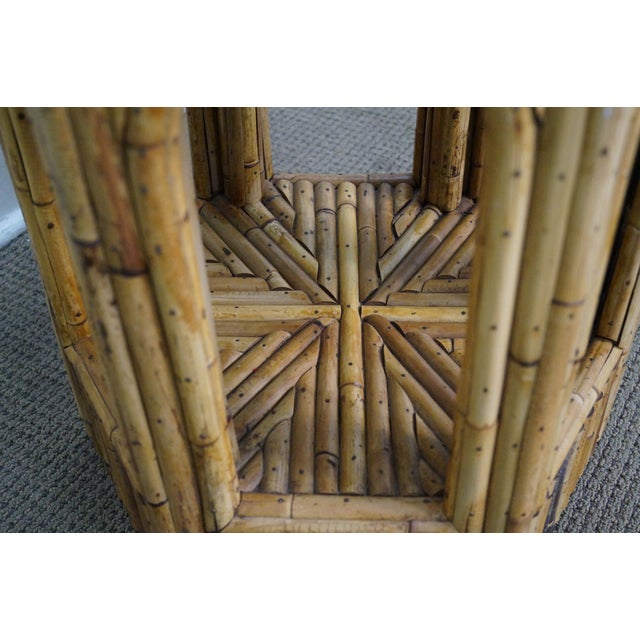 Vintage Rattan Bamboo Terrarium Display Chairish