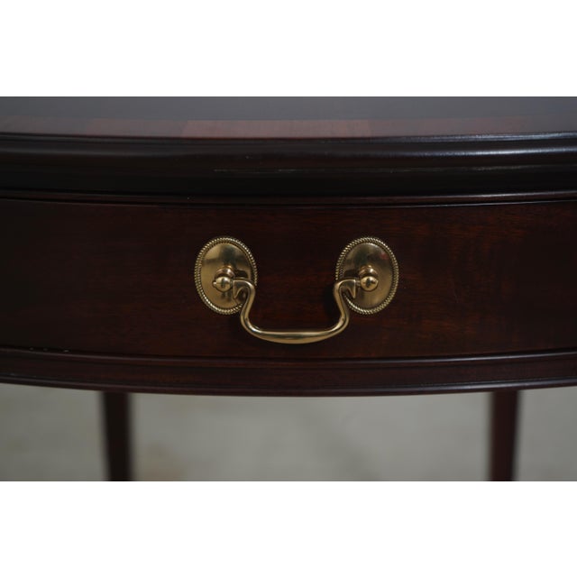 Pair Stickley Dropleaf Mahogany Pembroke Tables For Sale - Image 13 of 18