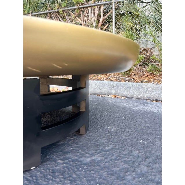 Mid 20th Century Elegant Mid Century ‘Lotus’ Coffee Table | by Muller + Barringer for Kittinger For Sale - Image 5 of 11