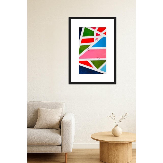 Memories Kites 2 Abstract Modern Acrylic Painting by Shabs Beigh For Sale - Image 4 of 4