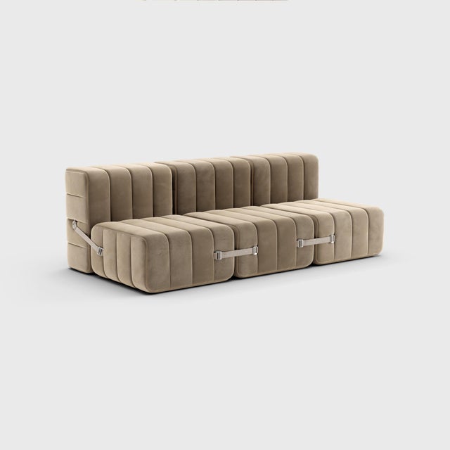 Modular Sofa with Sleeping Function in Barcelona Fabric by by Ambivalenz, Set of 6 For Sale - Image 4 of 18