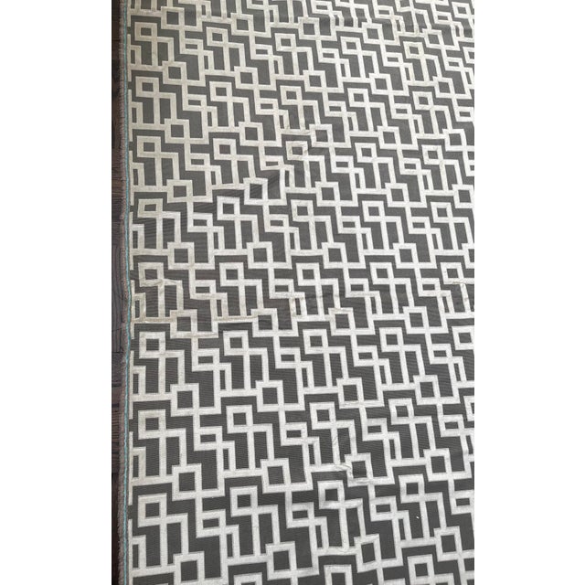 Kravet Couture Greek Key Diva Gray Epingle 3+y Fabric For Sale - Image 10 of 13