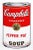 Campbell's Soup Can: Pepper Pot Andy Warhol Year: of Original: 1964 Size: 35 in. x 23 in. Serigraph, stamped in blue verso...