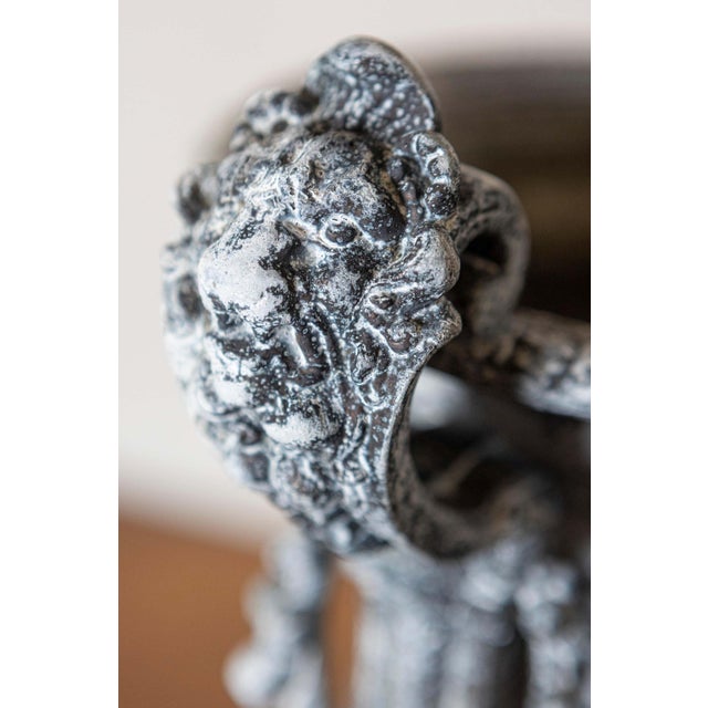 Metal 19th Century French Urn For Sale - Image 7 of 8