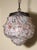 Art Deco Opaline Pate de Verre Chandelier with Relief Decorations, 1920s For Sale - Image 3 of 17