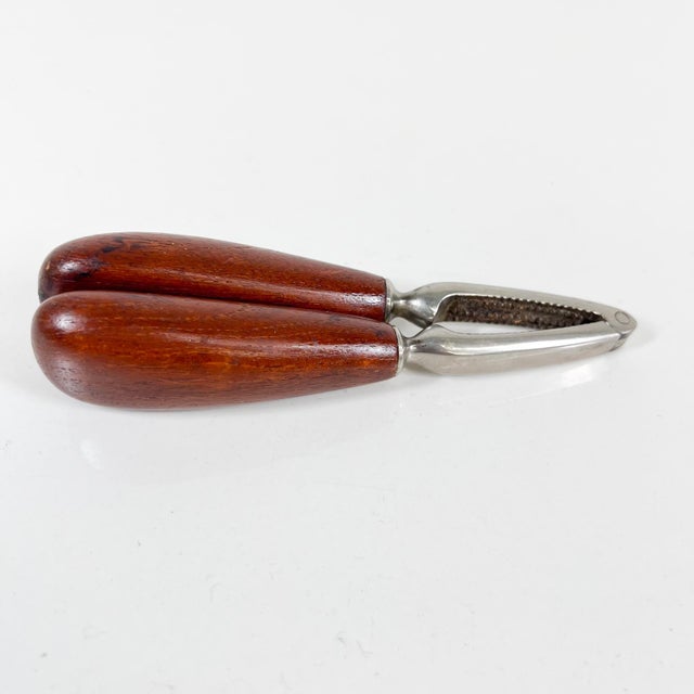 1960s 1960s Modern Bar Tool Nutcracker Fat Teak Wood Handle For Sale - Image 5 of 9
