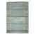 Freya Geometric Rug by Celerie Kemble for Chairish in Soft Blues, 2'6"x8' For Sale