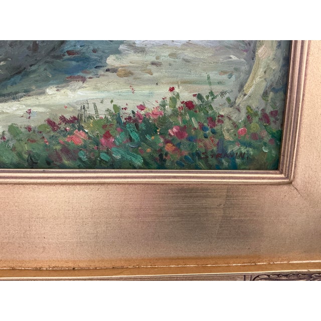 “The Road to Killarney “ Vintage Landscape Oil Painting by Aleksandr Stravin For Sale - Image 4 of 14