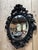Oval Mirror in Carved Wood with Dragon Heads, 1890s For Sale - Image 3 of 9