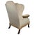 2000 - 2009 Antique Early 20th Century English Mahogany Wingback Armchair For Sale - Image 5 of 13