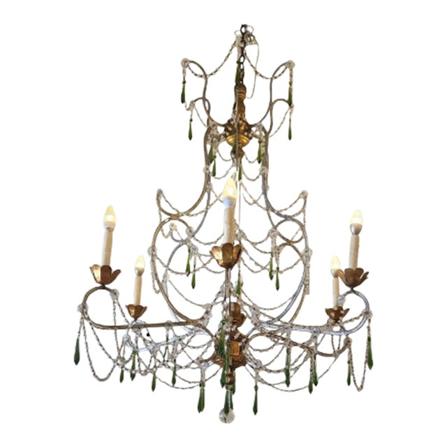 1990s Tuscan Style Chandelier For Sale