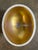 Ceramic Vintage Sherle Wagner Italian Porcelain Undermount Sink With Gold Interior For Sale - Image 7 of 17