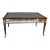 Regency Style Mirrored & Brass Coffee Table For Sale