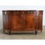 This 19th-century French demilune enfilade is crafted from solid mahogany. The top is an impressive single slab of rance...