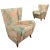 Set of Vintage Bergère Armchairs in Fabric, Italy, 1950s For Sale - Image 11 of 11