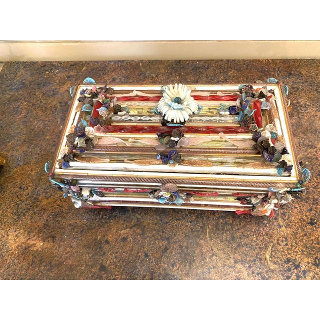 Murano Glass Jewel Box, 1930s For Sale - Image 4 of 15