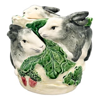 Vintage Haldon Group Rabbit Cachepot or Planter – English Country / Cottagecore For Sale