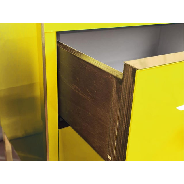 Yellow Bedside Tables from Justfurnituress SRL, Set of 2 For Sale - Image 6 of 7
