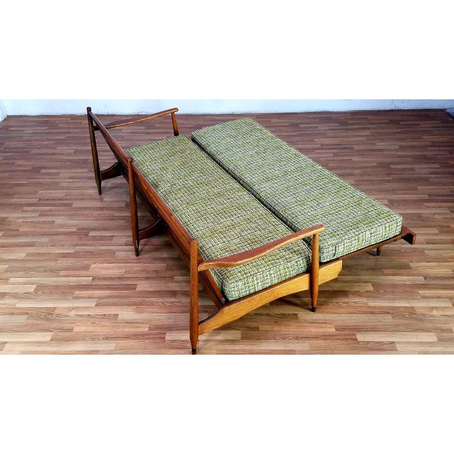 Vintage Mid-Century Convertible Sofa Bed | Chairish