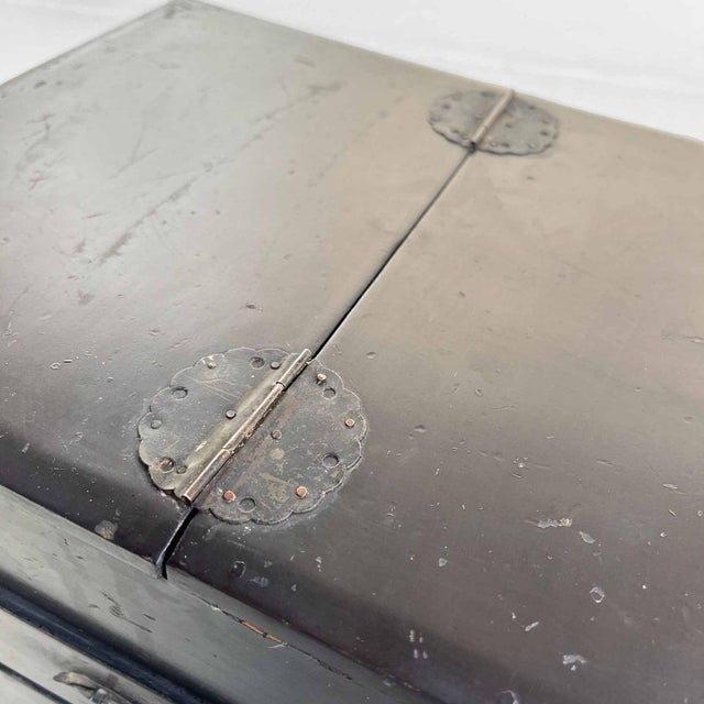 Haribako Taisho Meiji Era Sewing Box, Japan For Sale - Image 4 of 13