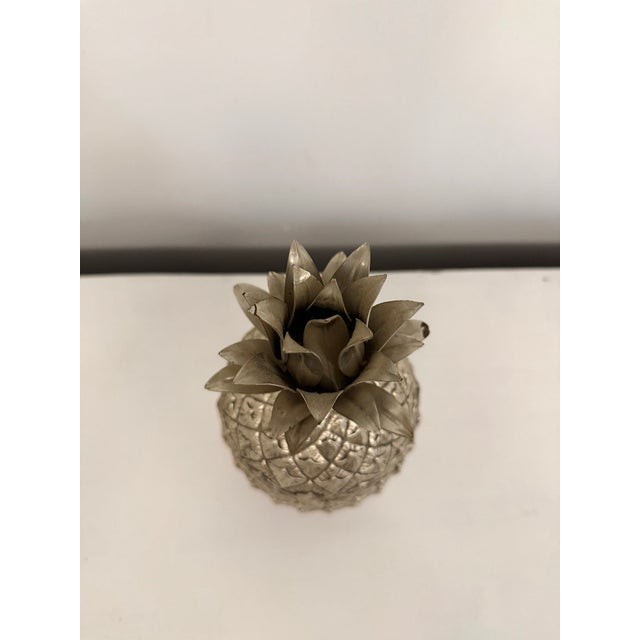 1960s Mid-Century Silver-Plated Pineapple Ice Bucket by Mauro Manetti, Italy, 1960s For Sale - Image 5 of 16