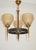 Metal Mid-Century Modern Glass Chandelier, 1960s For Sale - Image 7 of 11