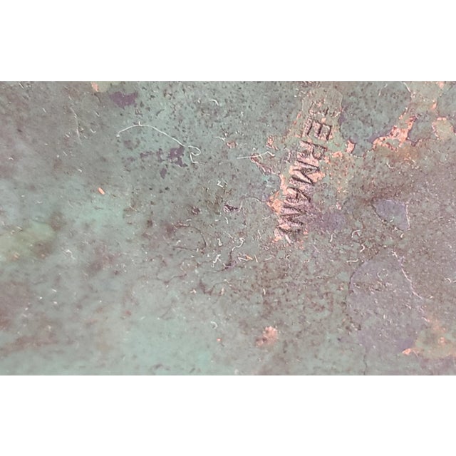 Early 20th Century Antique Metal Viking Ship Ashtray Cigar Boat Smoke Stand Match Holder Nautical Germany For Sale - Image 5 of 11