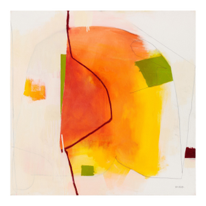 Contemporary Abstract Oil on Canvas "Emanate" by Xanda McCagg