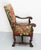 Textile English Victorian Walnut Armchair with Lion Paws Feet, Late 19th Century For Sale - Image 7 of 15