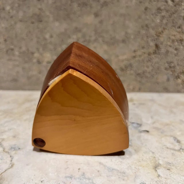1960s Vintage Mid-Century Modern Huon Pine Jewelry Box, 1960s, Usa For Sale - Image 5 of 6