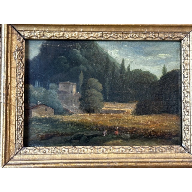 Landscape Composition, 1900, Oil Painting on Canvas, Framed For Sale - Image 4 of 9