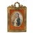 Antique Napoleon Miniature Portrait in Empire Style Ormolu Frame, Signed For Sale