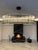 Contemporary Modern Contemporary Glass Rod Chandelier Black Modern Ceiling Light Chandelier For Sale - Image 3 of 14