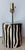 2020s Hand Painted Abstract Brown and White Zebra Pattern Table Lamp For Sale - Image 5 of 5