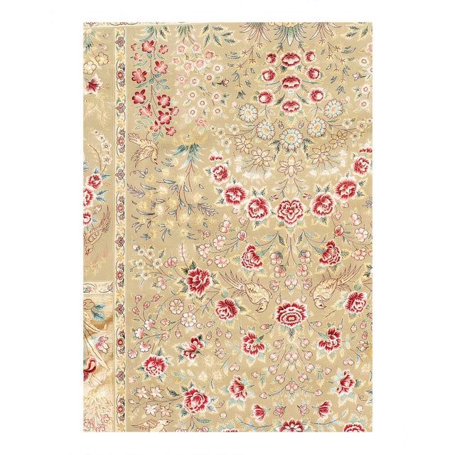 This is a hand-knotted Tabriz Design rug by Pasargad DC ,Hand-Spun Wool Rug All natural Dyed .This rug is handmade from...