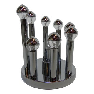 Eight-Light Ceiling Lamp from Sciolari, 1970s For Sale