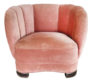 Danish Modern Club Chair in the Style of Viggo Boesen