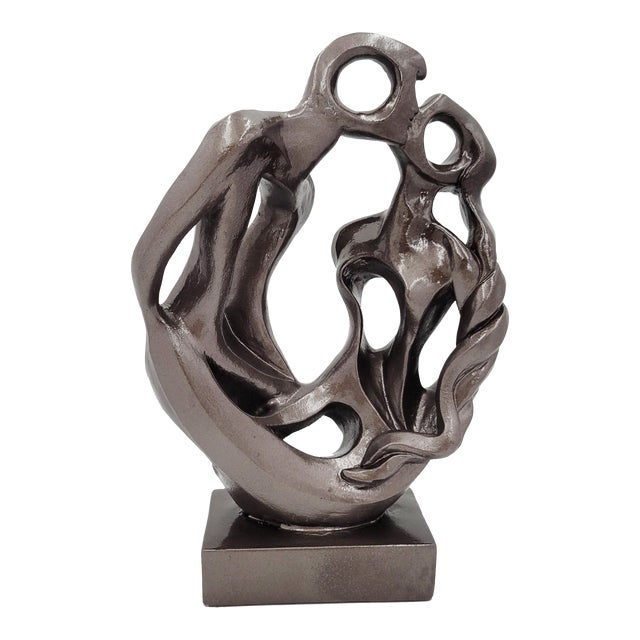 Austin Productions Abstract Mod Sculpture Wedding Rings Martel 1991