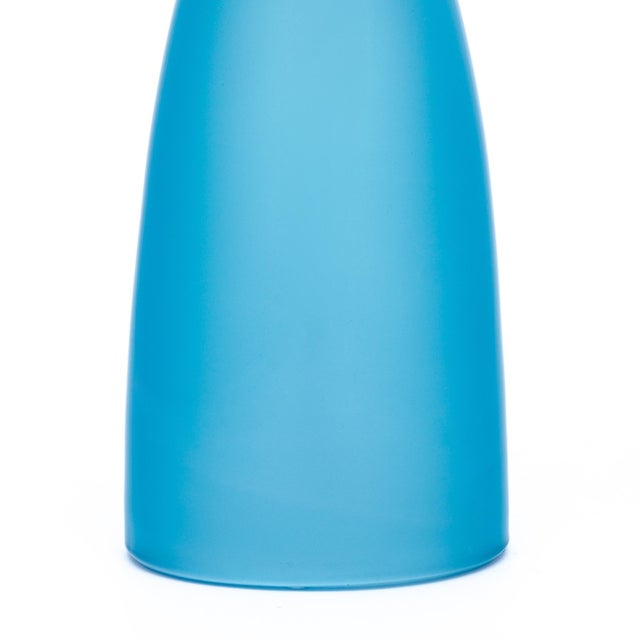 Glass Murano Glass Aqua Blue Lamps For Sale - Image 7 of 9