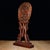 Art Deco Vintage Boxwood Table Screen With Double Fish and Treasure Motif For Sale - Image 3 of 7