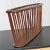 Wood MCM Magazine Rack Larger Walnut Oval Attributed to Arthur Umanoff for Washington Woodcraft For Sale - Image 7 of 13