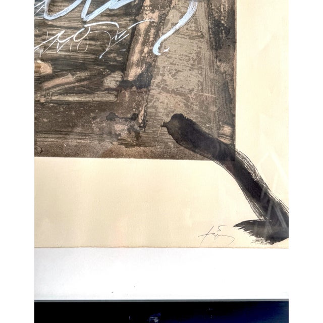 Antoni Tàpies Antoni Tapies Lithograph 20/75 For Sale - Image 4 of 5