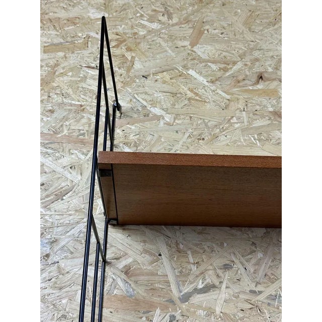 Danish String Style Wall Shelf in Teak from WHB, Germany, 1960s For Sale - Image 10 of 18