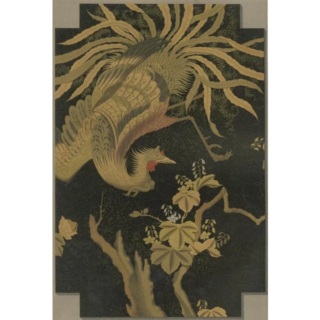 Japanese Phoenix in Flight, 1880s, Paper For Sale - Image 5 of 10