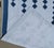 19th Century Blue & White Irish Chain Quilt For Sale - Image 4 of 5