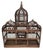 A magnificent antique architectural birdcage crafted in a classic French Victorian pavilion style. This monumental...