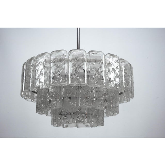 Vintage Italian Chandelier from Vistosi, Italy 1960s. For Sale - Image 4 of 14