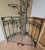 Vintage Black Wrought Iron Corner Etagere Plant Stand Indoor Outdoor For Sale - Image 4 of 7